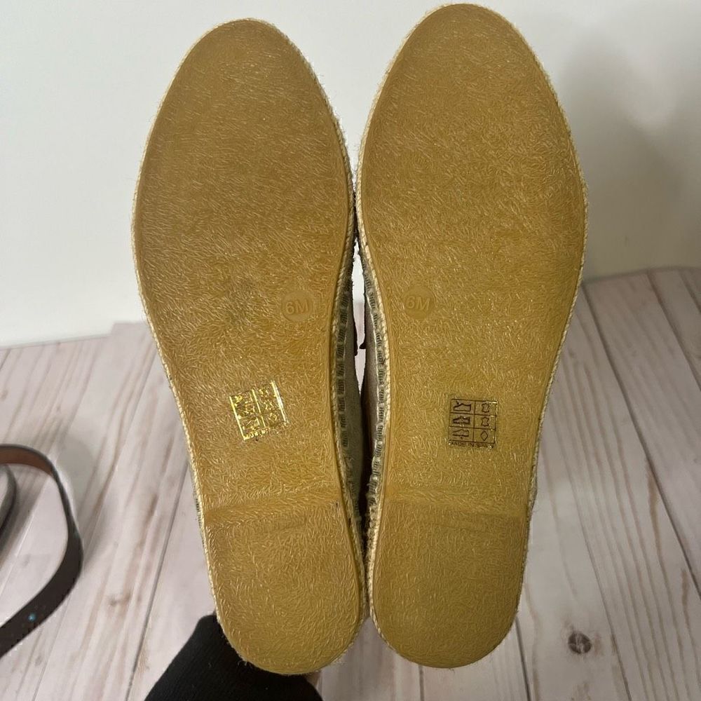 ViNCE Taupe Suede Espadrilles Shoes - Picture 8 of 8